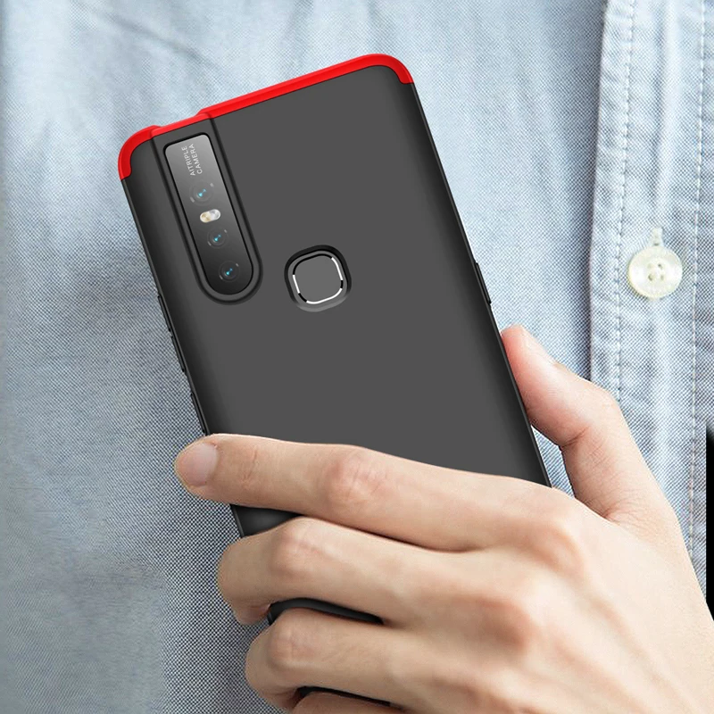 Оригинальный чехол для VIVO V15 роскошный полное защитное кольцо магнетизм