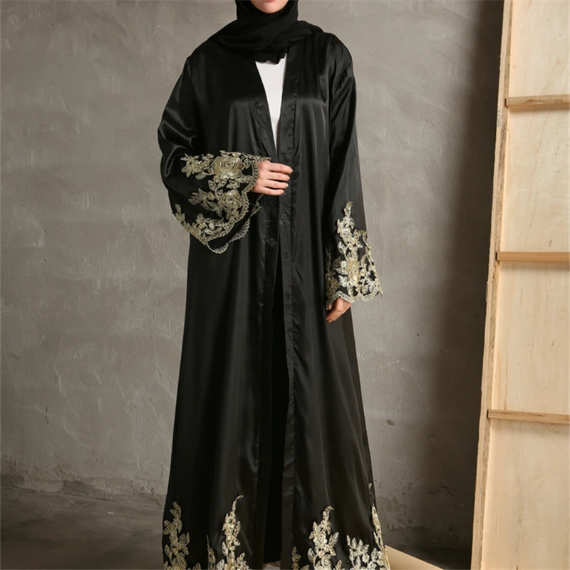 Мусульманский бренд 2020 модное платье платья с вышивкой абайя винтажное