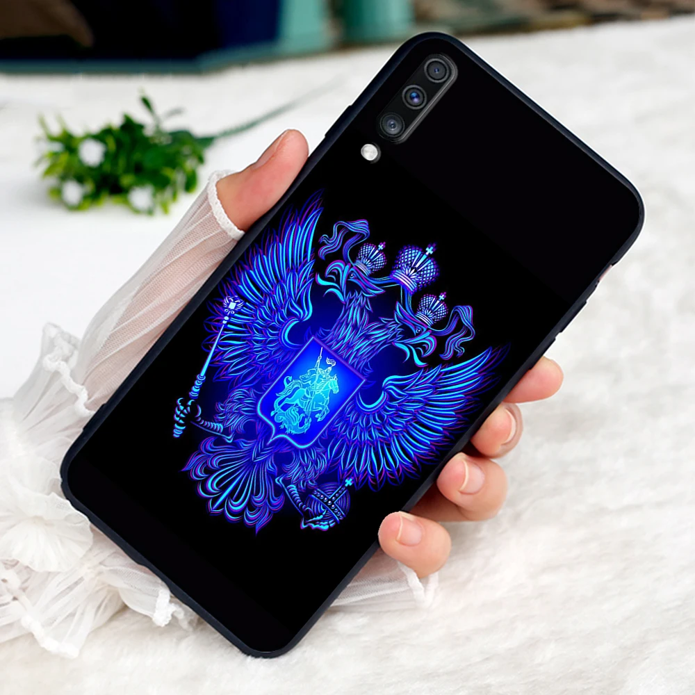 9 Герб России флаг Мягкий чехол для samsung Galaxy A5 A6 A7 A8 A9 плюс A10 A20 A30 A40 A50 A60 A70 M40 крышка - Цвет: 9