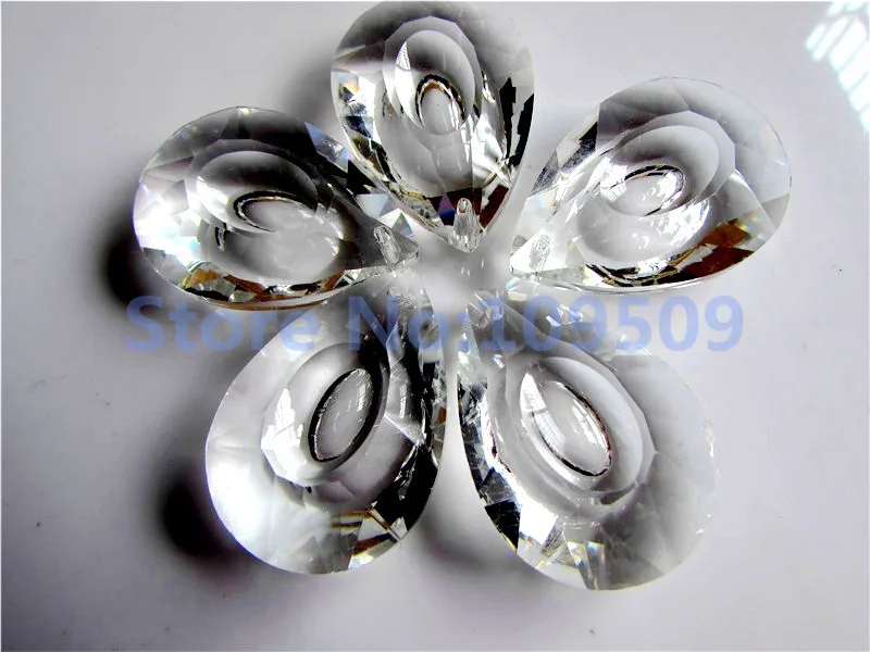 38 мм каплевидный кристалл Призма Глаз Дракона Кристалл солнцезащитный Ловец 50 шт