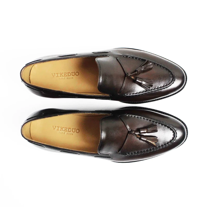2019 Vikeduo туфли ручной работы из натуральной кожи модные повседневные роскошные