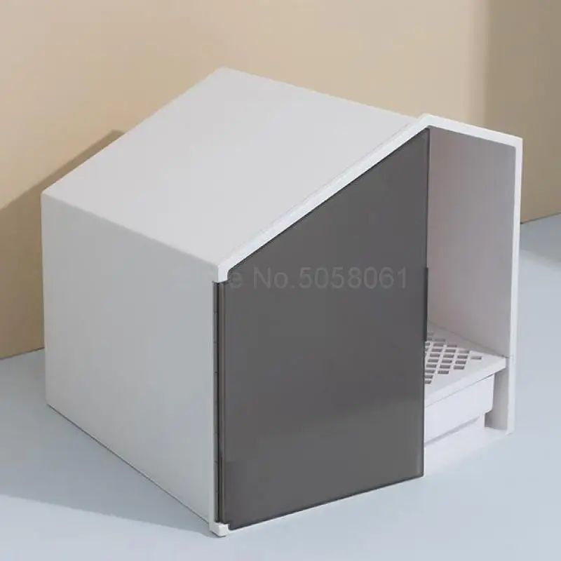 Cats Supplies Semi-closed Toilet Little Cat Litter Box Spill Prevention Home Cat Sand Basin To Cat Excrement