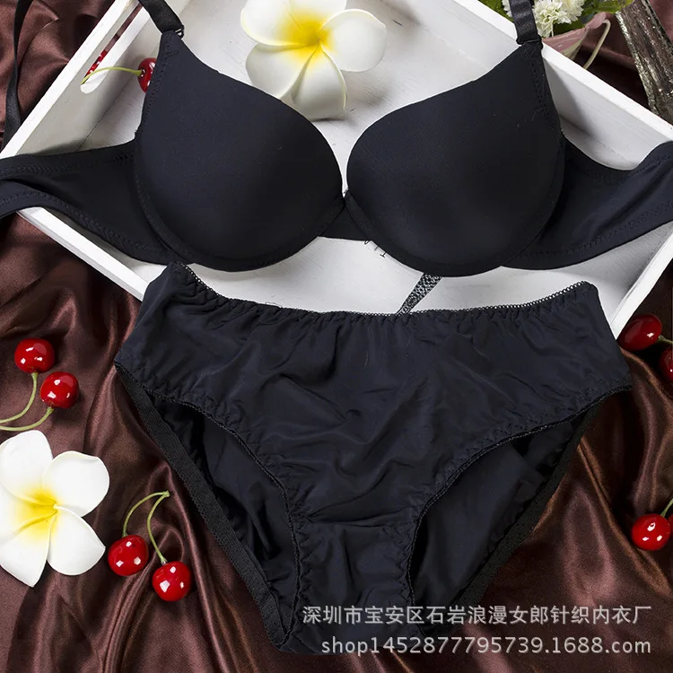 Комплект женского нижнего белья с бюстгальтером пуш ап и трусиками|lingerie bra set|bra