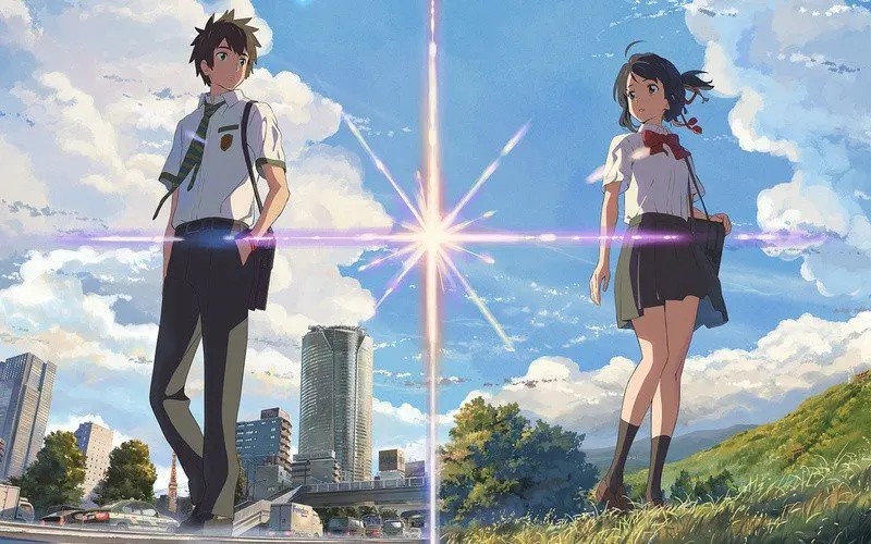 Аниме Кими нет Na Wa ваше имя Тачибана таки и Miyamiu Mitsuha косплэй Костюм Форма для школьной формы