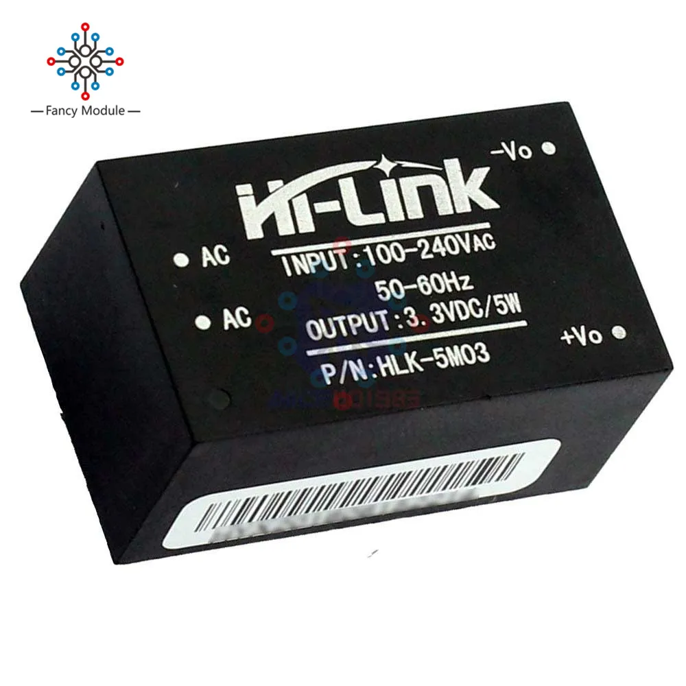 240V до 3,3 V 5V 12V HLK-5M03 HLK-5M05 HLK-5M12 5 Вт модуль ldo понижающего преобразователя Переключатель Питание модуль для интеллигентая(ый) бытовой