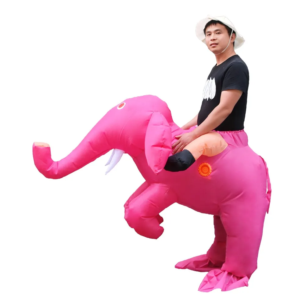 JYZCOS 2020 надувной костюм в виде слона с веером для взрослых|inflatable costume|halloween costume for