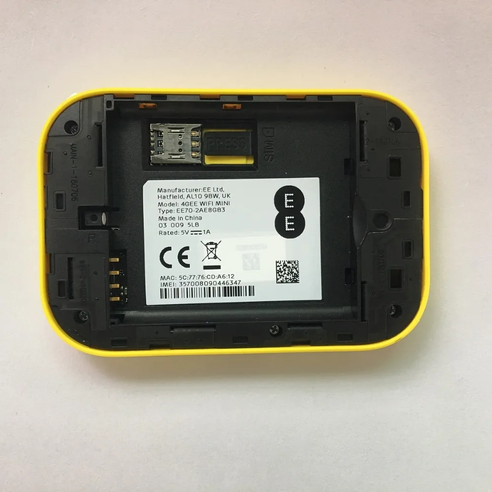 Разблокированный Мобильный Wi Fi роутер EE Mini 2 4G LTE Alcatel EE70VB точка доступа со слотом