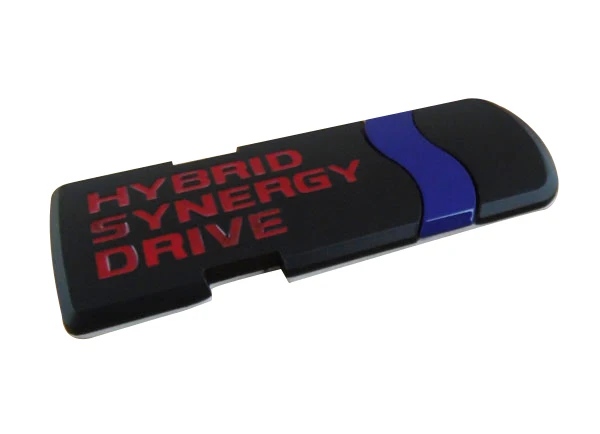 Авто Автомобиль Черный Красный Hybrid Synergy диск эмблема значок стикер|Наклейки на
