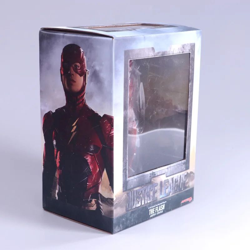 Новинка DC комикс Лига Справедливости Супергерои флэш Барри Аллен статуя Koto 18 см
