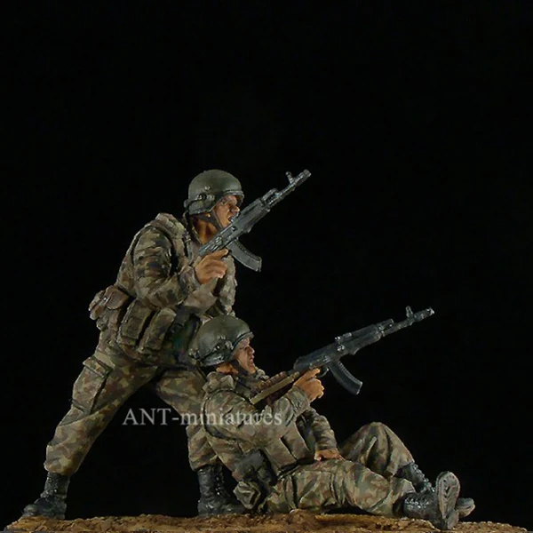 1/35 офицерами Spetsnaz из FSB. Русский набор солдат смолы GK Современная военная тема без