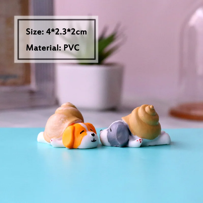 MLAM172 BAIUFOR миниатюры мультфильм корги милая собака серии 5 статуэтки для террариума Феи сад миниатюрные суккуленты мини пейзаж Декор - Цвет: MLAM172