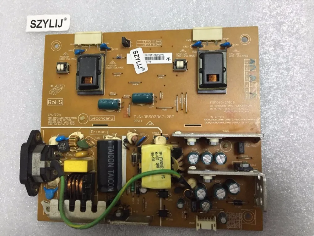 

SZYLIJ Бесплатная доставка 1 шт./лот FSP060-2PI09 power board HH251D плата высокого напряжения 3 общий случайный