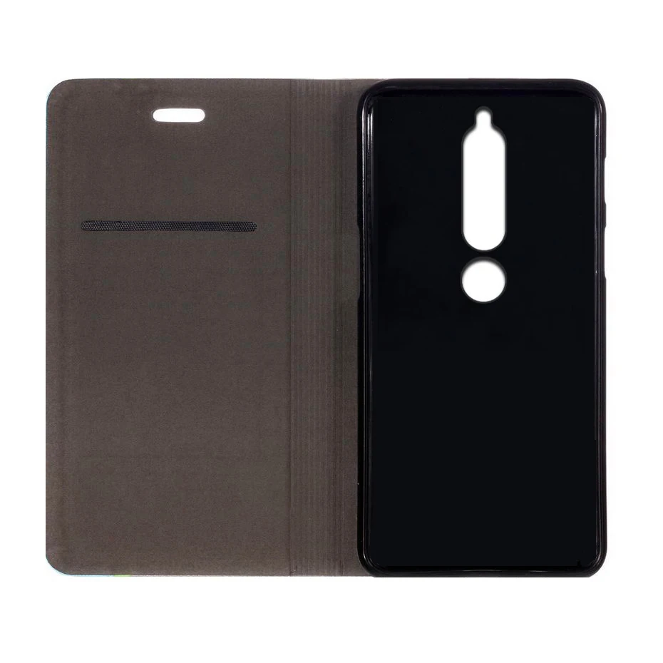 Для Nokia 6 1 чехол для Флип кожаный силиконовый Nokia6 2018 TA-1068 TA-1050 TA-1043 TA-1045 | Мобильные