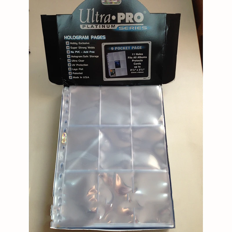 20 страниц/партия коллекционные карточки для карт|ultra pro card|ultra procard album book |