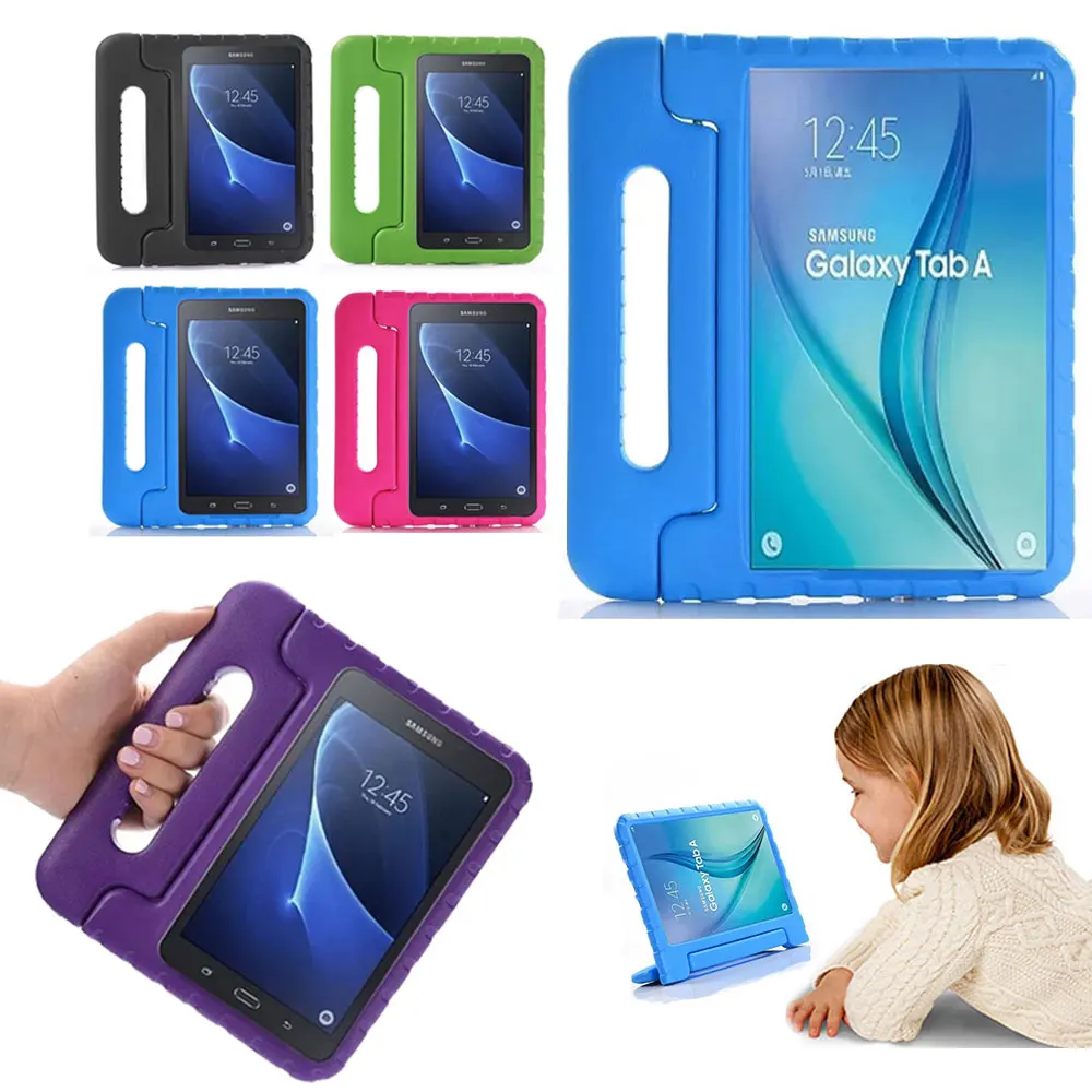 Детский ударопрочный чехол EVA для samsung GALAXY Tab A 10,1 дюймов T580 T585 SM-T580N Безопасный детский чехол для планшета чехол с ручкой и подставкой