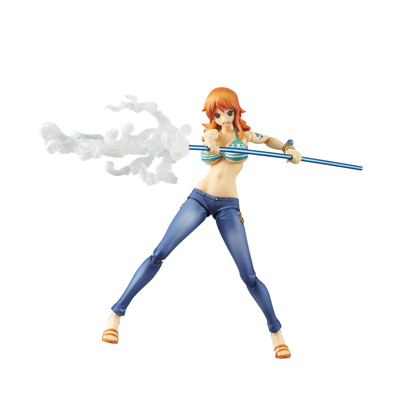 Японское аниме ONE PIECE Оригинальные фигурки героев MegaHouse (MH) переменные экшн Nami|variable