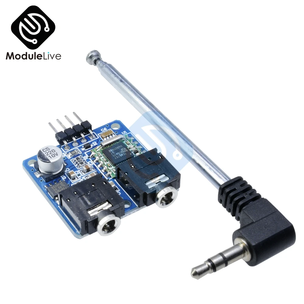 TEA5767 FM стерео радио модуль для Arduino 76 108 МГц с бесплатной кабельной антенной|Детали