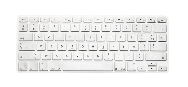 Для Apple MacBook Pro Air retina 13 15 17 US enter AZERTY Французская силиконовая американская Клавиатура Обложка защитная пленка