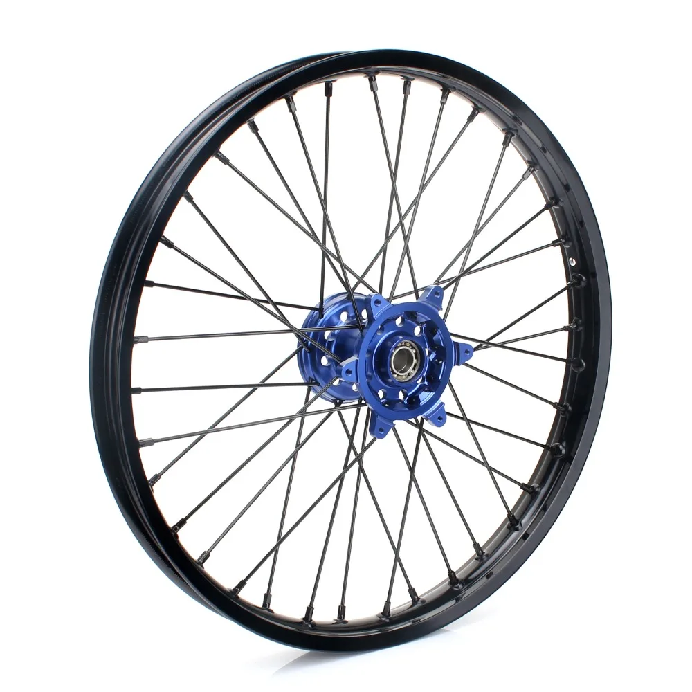 BIKINGBOY 21*1.6 19*2.15 MX Front Rear Wheel Rims Hubs 36 Spokes for Yamaha YZ450F 2009 2010-2013 YZ250F YZ 250 F 09 10 11 12-13 |