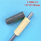 1 шт. сплошной полимер LML8UU линейные подшипники втулка LM8LUU 8 мм 8*15*45 мм Пруса для Mendel DIY CNC машина