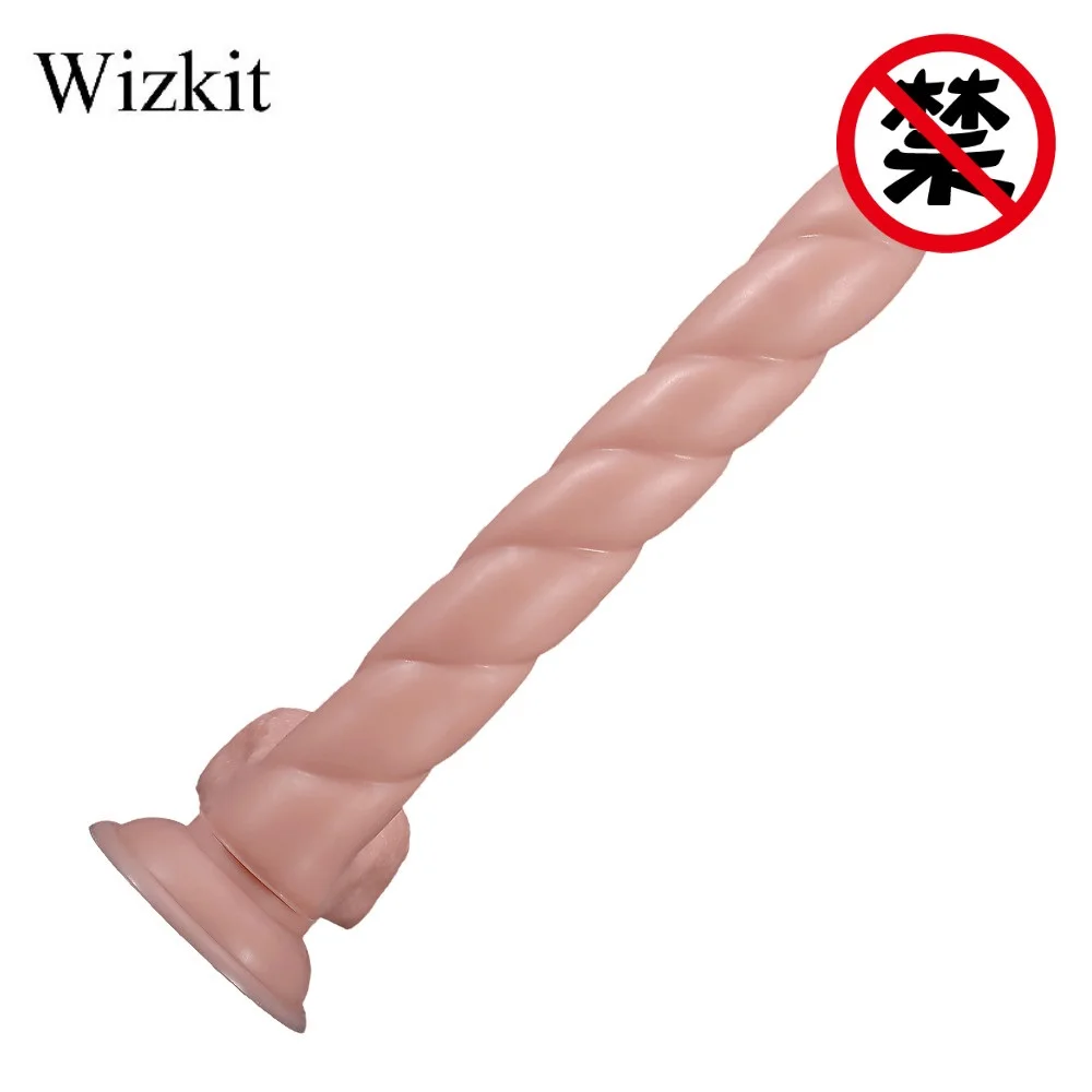 Wizkit 12 79 дюймов большой и длинный реалистичный фаллоимитатор ПВХ поддельный