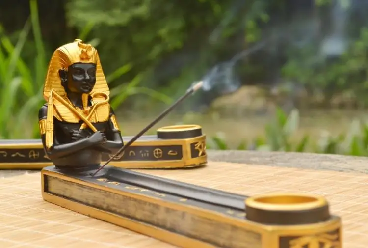 3 Египетский кот Бог ароматерапия печи Крытый клуб дома plug благовония точка благовоний коврик посуда орнамент украшения - Цвет: 3