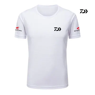 Летняя брендовая Daiwa одежда Daiwa дышащая быстросохнущая одежда для рыбалки с защитой от УФ-лучей рубашка для рыбалки с короткими рукавами Camisas Pesca
