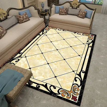 Традиционный стиль мраморный плед ковер для гостиной прихожая кухня