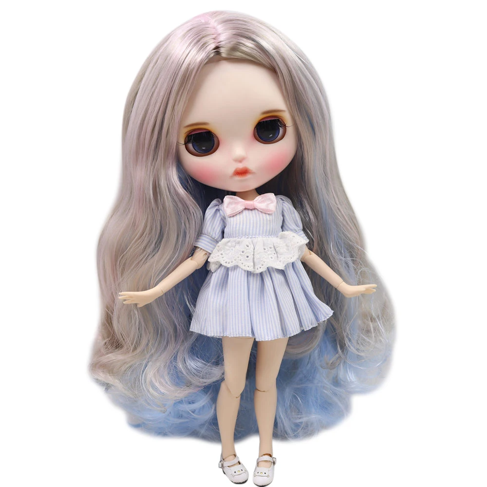 Кукла ICY DBS Blyth Серия No.BL1017/8800/6005 цвет мороженого резные губы матовое лицо