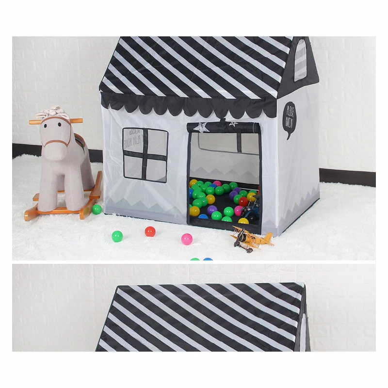 Новые детские игрушки mylb палатки Детская игровая палатка черно белая для дома и