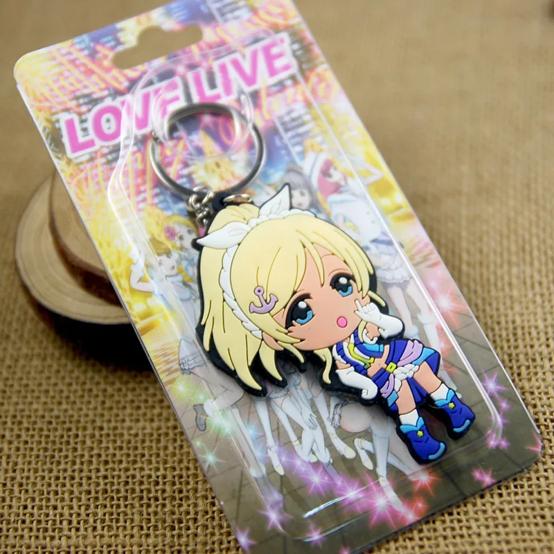 9 шт./лот LOVELIVE игрушки брелоки LOVE LIVE Doll Honoka kotory Umi Eli Nozomi Maki Rin Hanayo Nico фигурка кулон из