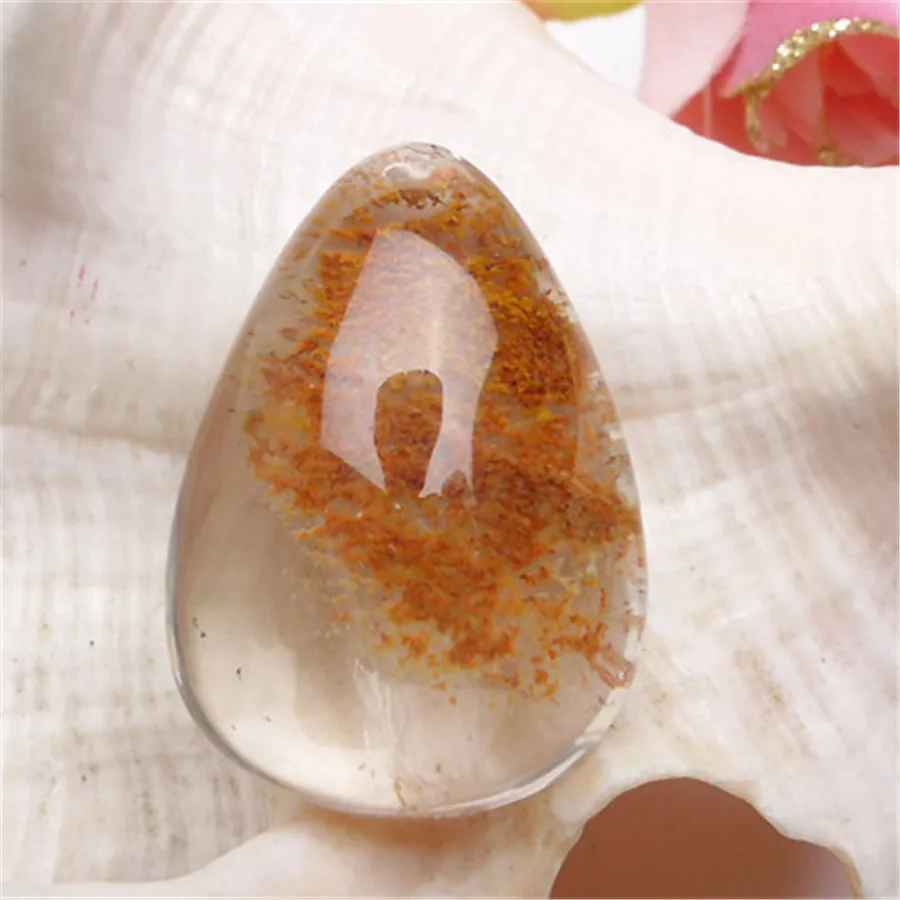 Женское модное ювелирное ожерелье с прозрачной подвеской в виде капель из