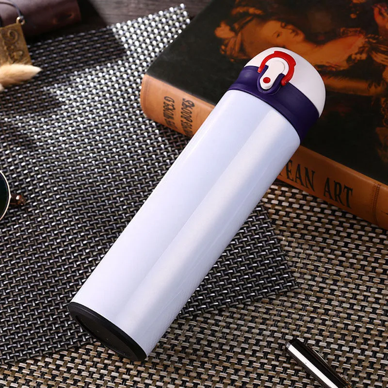 YINUO Hot Bounce Cover Simple Vacuum Stainless Steel Mugs For Boys Girls High-end Gift Cups Quality Durable Wear-resistant | Дом и сад