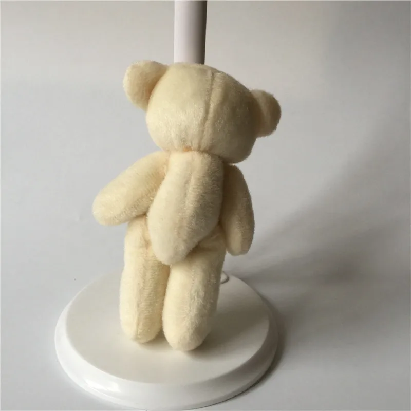 Миниатюрные плюшевые мишки Тедди милые самодельные куклы Peluche букет цветов декор