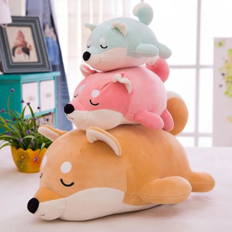 Милая плюшевая игрушка Akita кукла креативная собака подушка в виде животного для