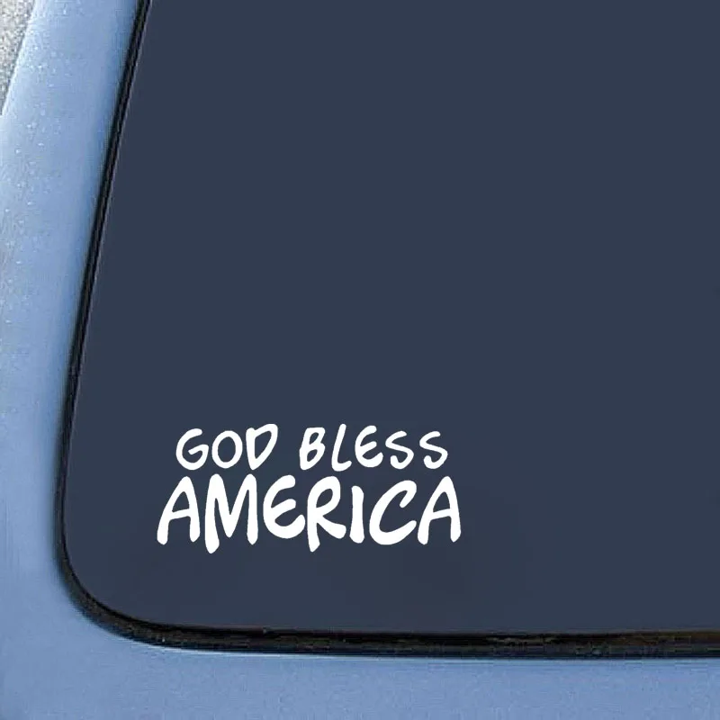 QYPF 16 8 см * 7 2 Индивидуальные виниловые аксессуары GOD BLESS AMERICA автомобильные
