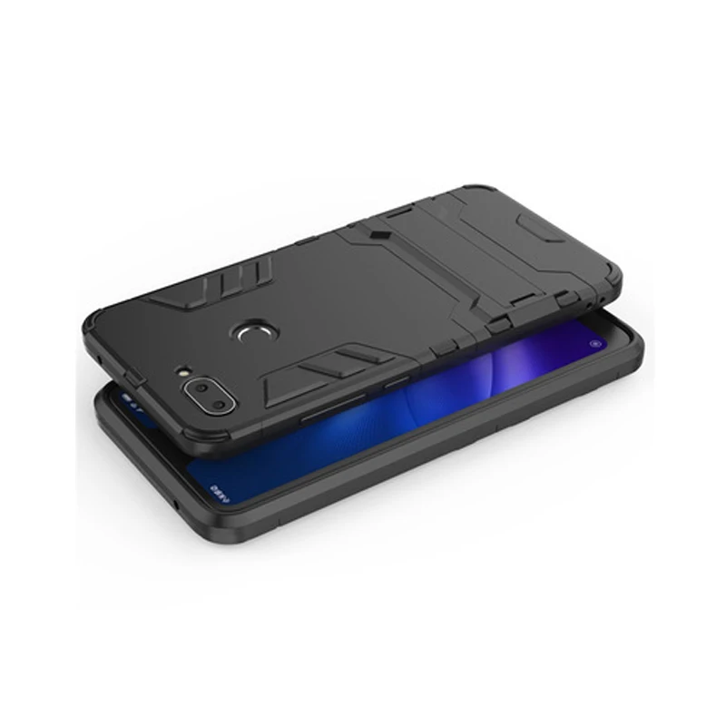Бронированный защитный чехол Железного человека для телефона xiaomi 8Lite ТПУ Рамка