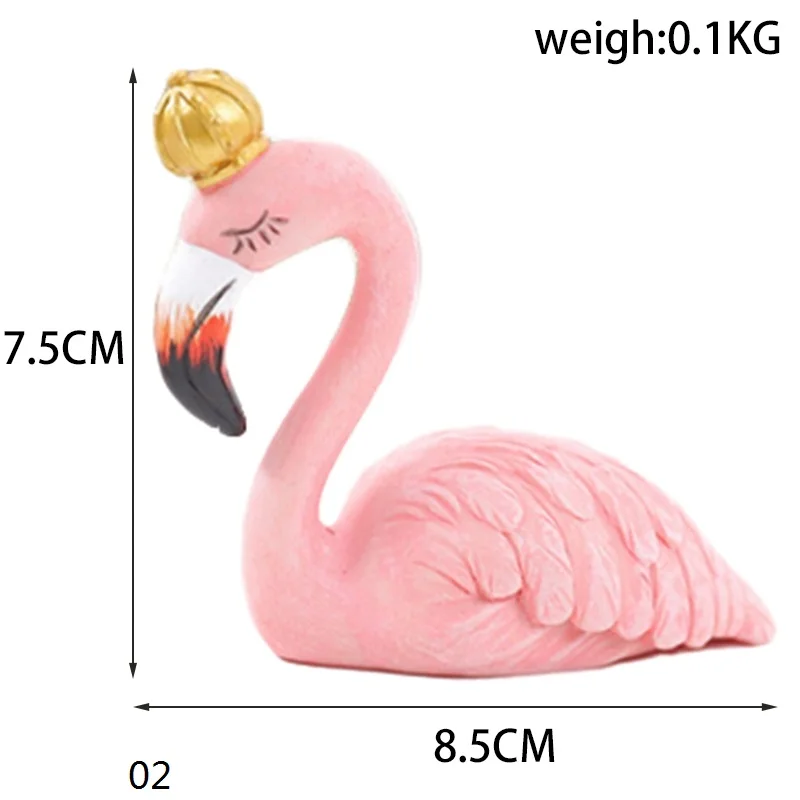 1 предмет Модный комплект украшение стола смолы большой Фламинго украшения