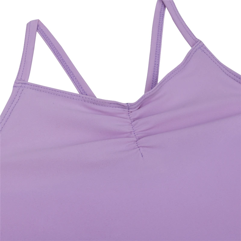 Новейшее детское балетное трико платье на бретельках танцевальные костюмы