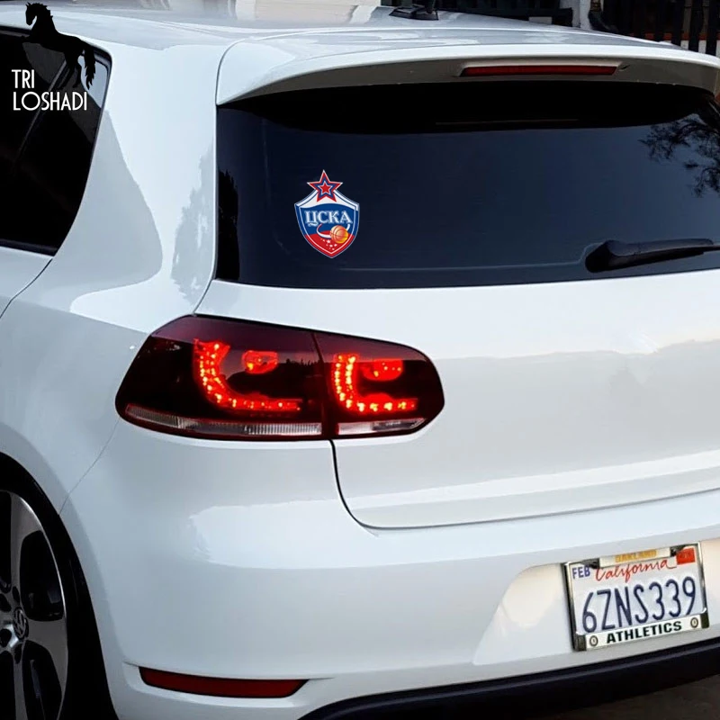 Tri Loshadi TRL129 14.4x20cm CSKA Moscow Football club car sticker funny stickers styling | Автомобили и мотоциклы