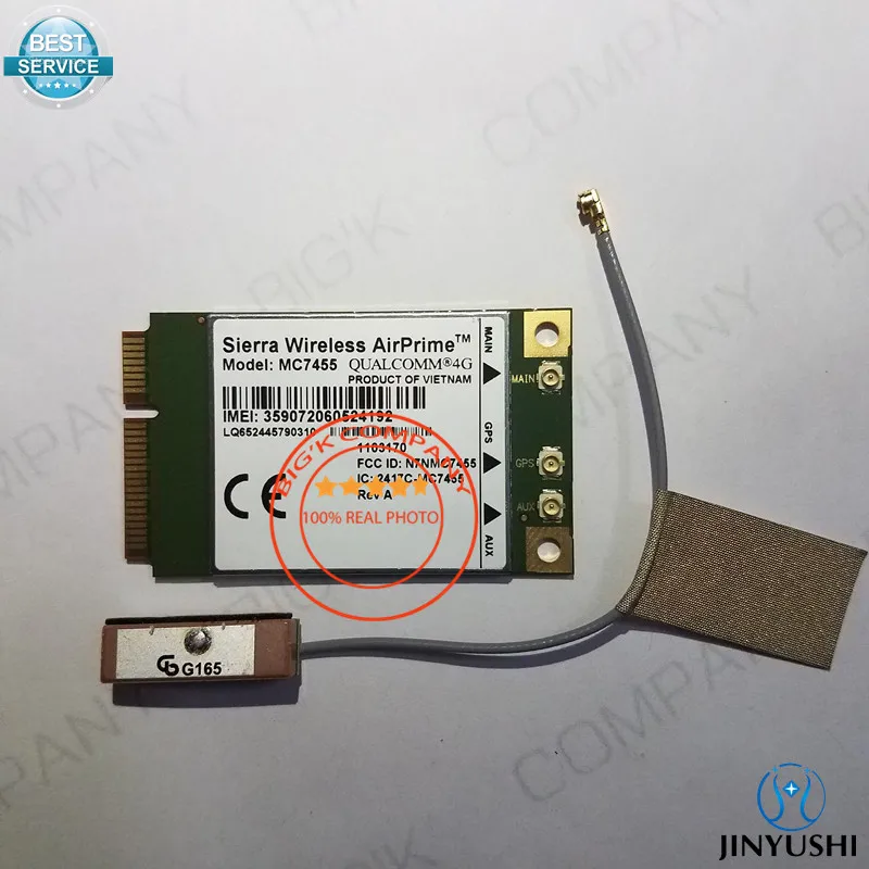 JINYUSHI  MC7455 + 1 . 10  GPS  FDD/TDD LTE 4G CAT6 DC-HSPA + GNSS USB 3, 0 MBIM  100%     E7240