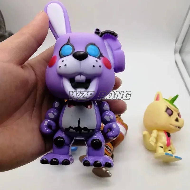 6 шт./компл. FNAF Five Nights At Freddy's Sister Location Circle Funtime Foxy Ballora Puppet Freddy Bonnie Action детская