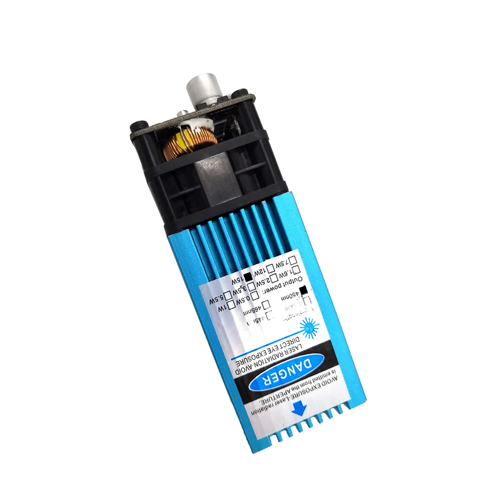 500 mw/2500 mw/5500 mw/15 W 450nm 12V лазерная головка гравировальная машина часть лазерный синий фиолетовый лазерный модуль Фокусировка Лазерная гравировка