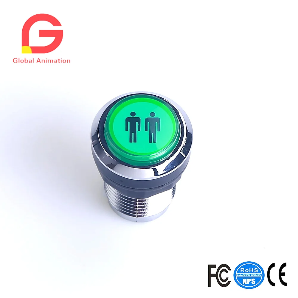 Аркадный светодиодный набор сделай сам для ПК 2 игрока джойстик USB LED с подсветкой