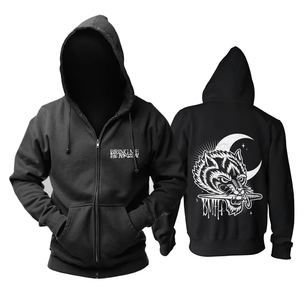 25 конструкции черепа Орел американский Повседневное Bring Me The Horizon sudadera рок толстовки куртка панк толстовка на молнии брендовая одежда - Цвет: 20