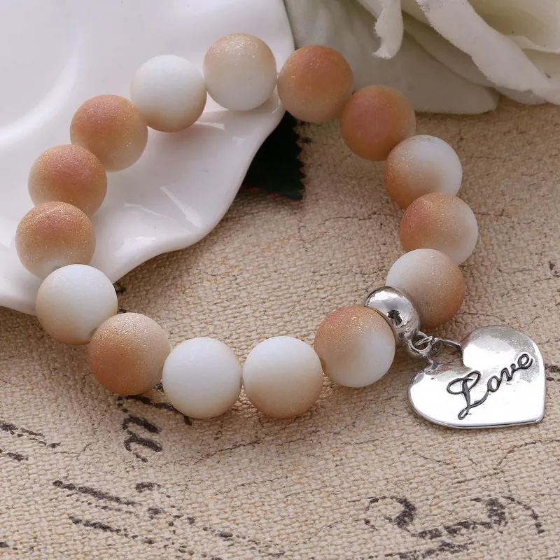 Модный Эластичный браслет на запястье из бисера для девочек милый с эффектом