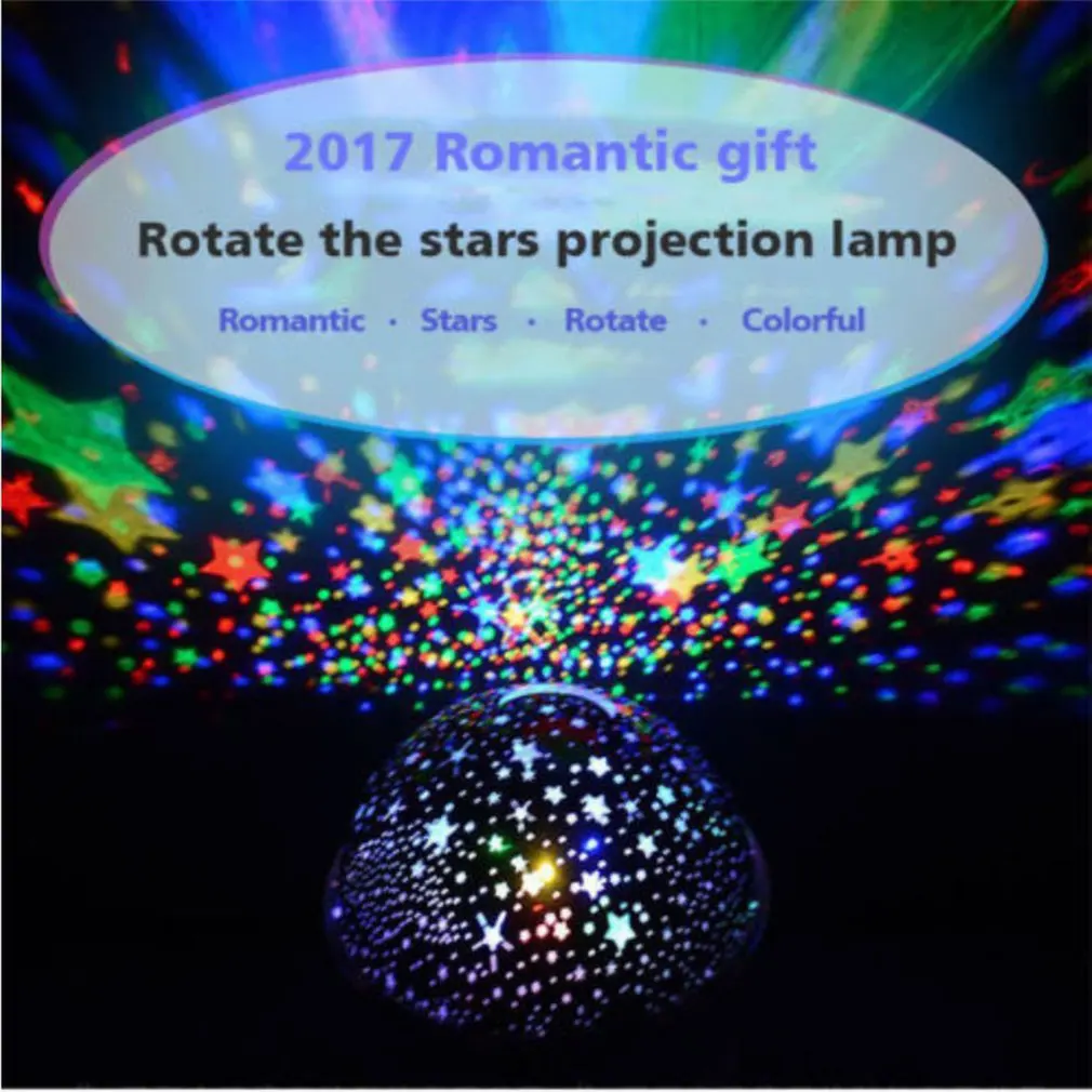 

Creative Stars Starry Sky LED Night Light Projector Moon Lamp Battery USB Kids Gifts Children Bedroom Lamp Projection Lamp