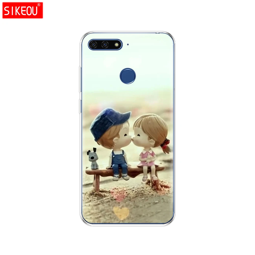 12088 Силиконовый чехол для Huawei Honor 7C, 5,7 дюйма, чехол, мягкий ТПУ, милый чехол, защитный чехол для телефона Huawei honor 7c Aum-L41 - Цвет: 12088
