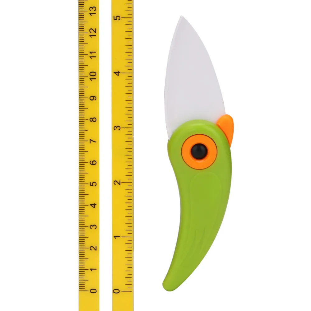 Милый мини птица керамический нож Карманный складной &quotПтица&quot Фруктовый с