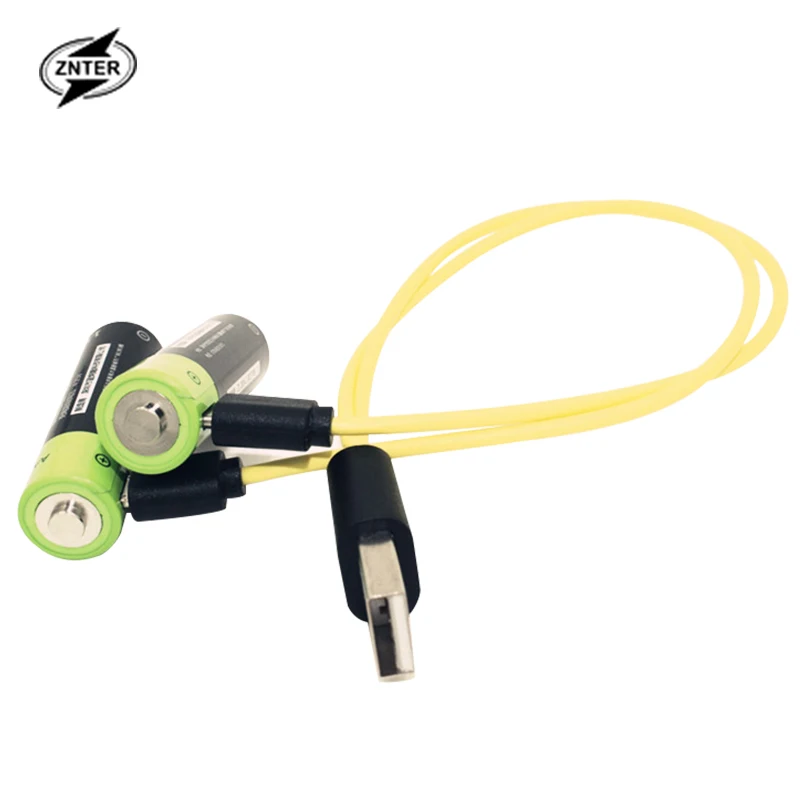 

ZNTER 10 шт./лот 1,5 в AAA 400 мАч литий-полимерная литий-ионная литиевая аккумуляторная батарея USB батарея с USB зарядным устройством